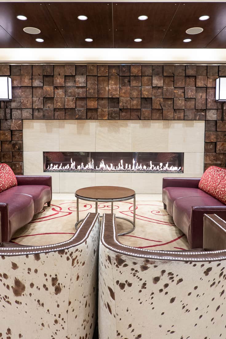 Lobby of the Northern Hotel in Billings Montana