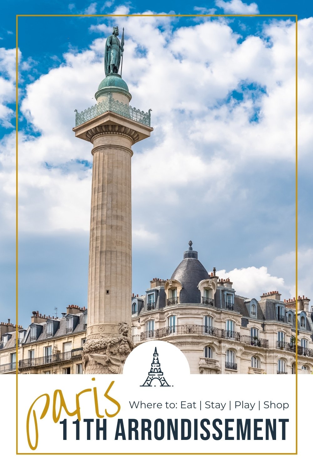 one of Les Colonnes de la Barrière du Trône