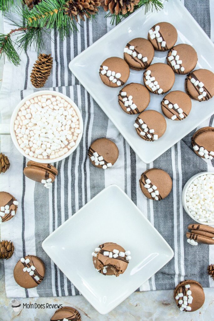 Hot Cocoa French Macarons