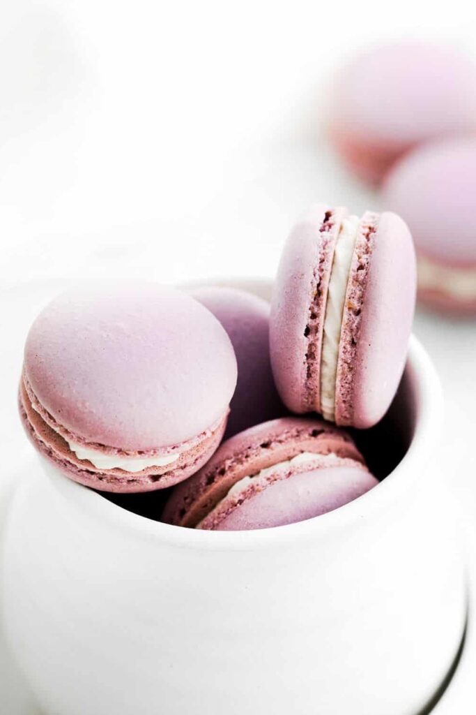 Lavender Macarons