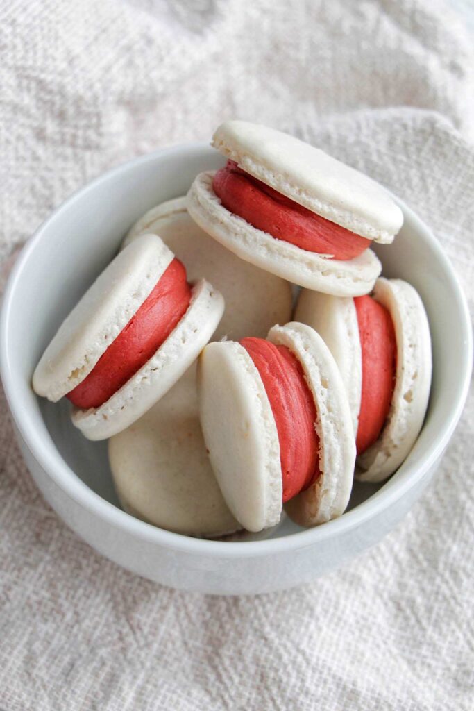 Red Velvet Macarons