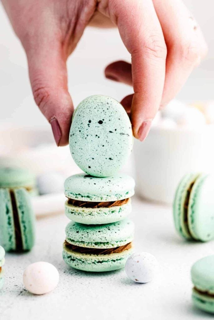 Robins Egg Macarons