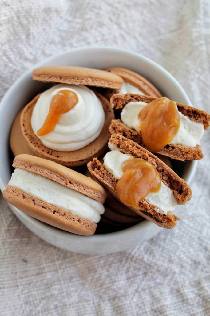Salted Caramel Macarons
