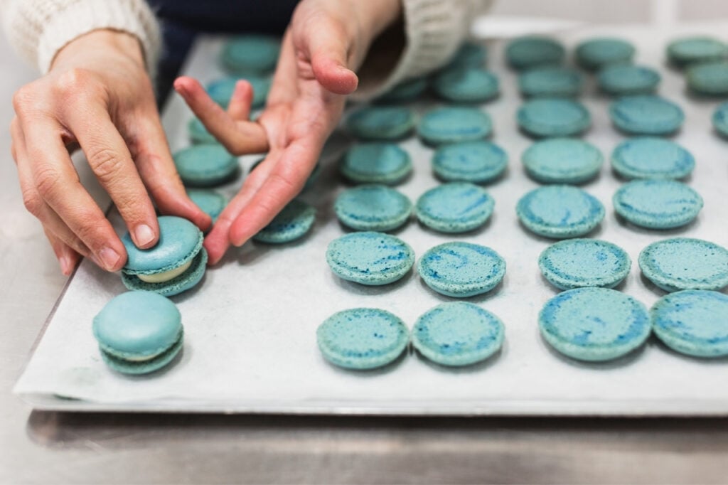 making macarons