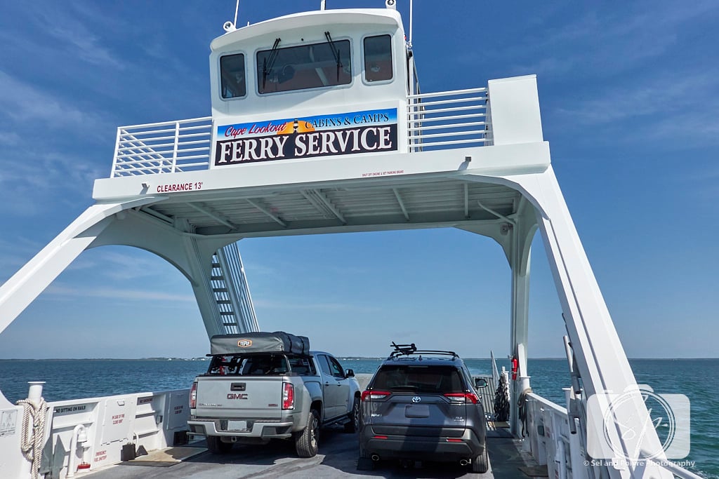 On the ferry to Cape Lookout National Seashore