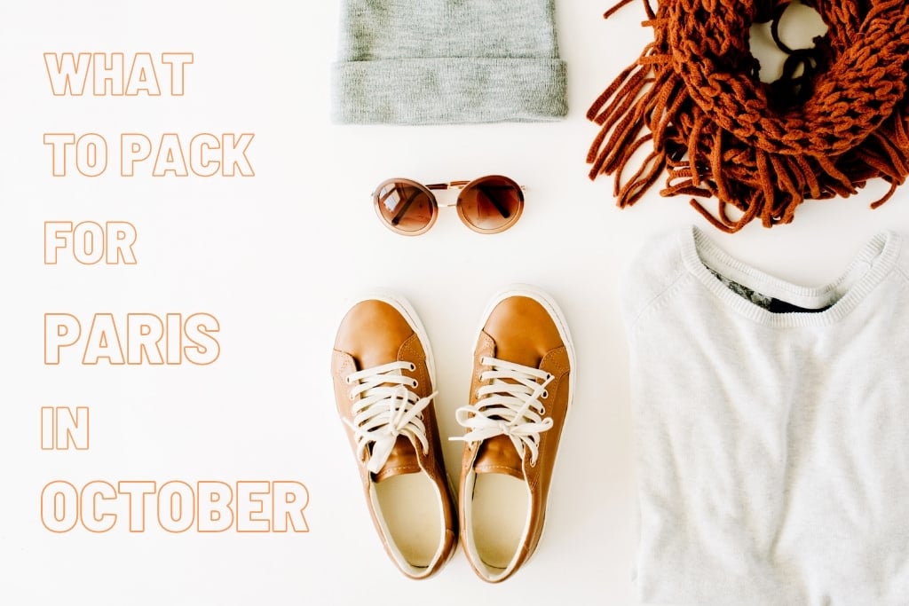 fall clothing flat lay