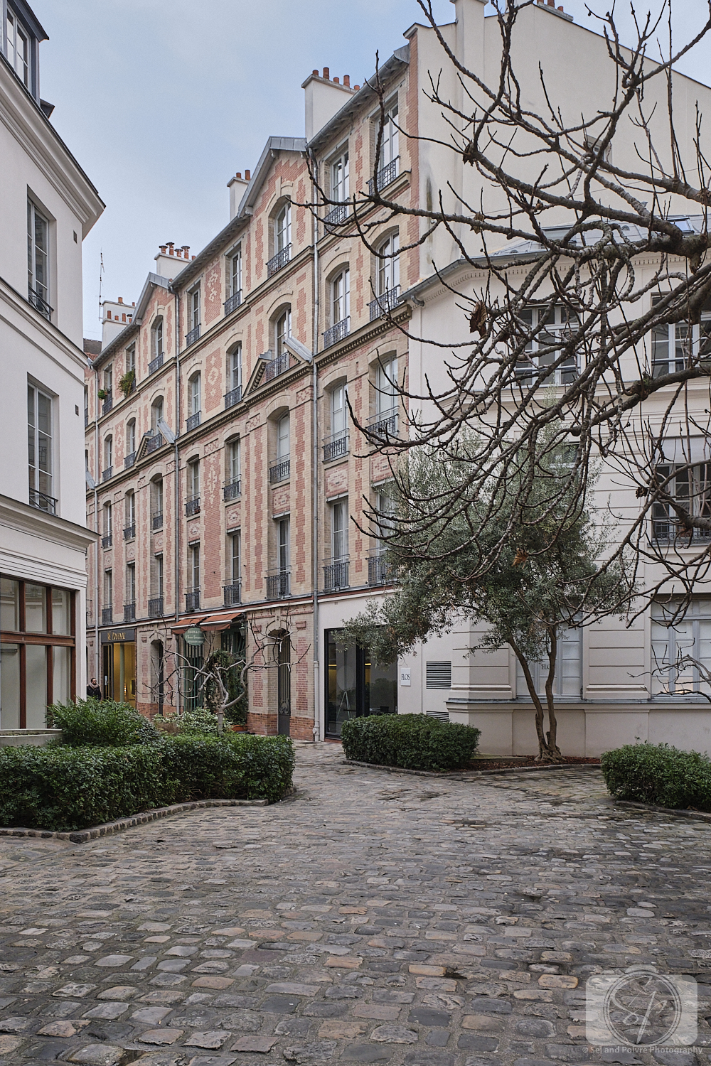 Paris Building Courtyard