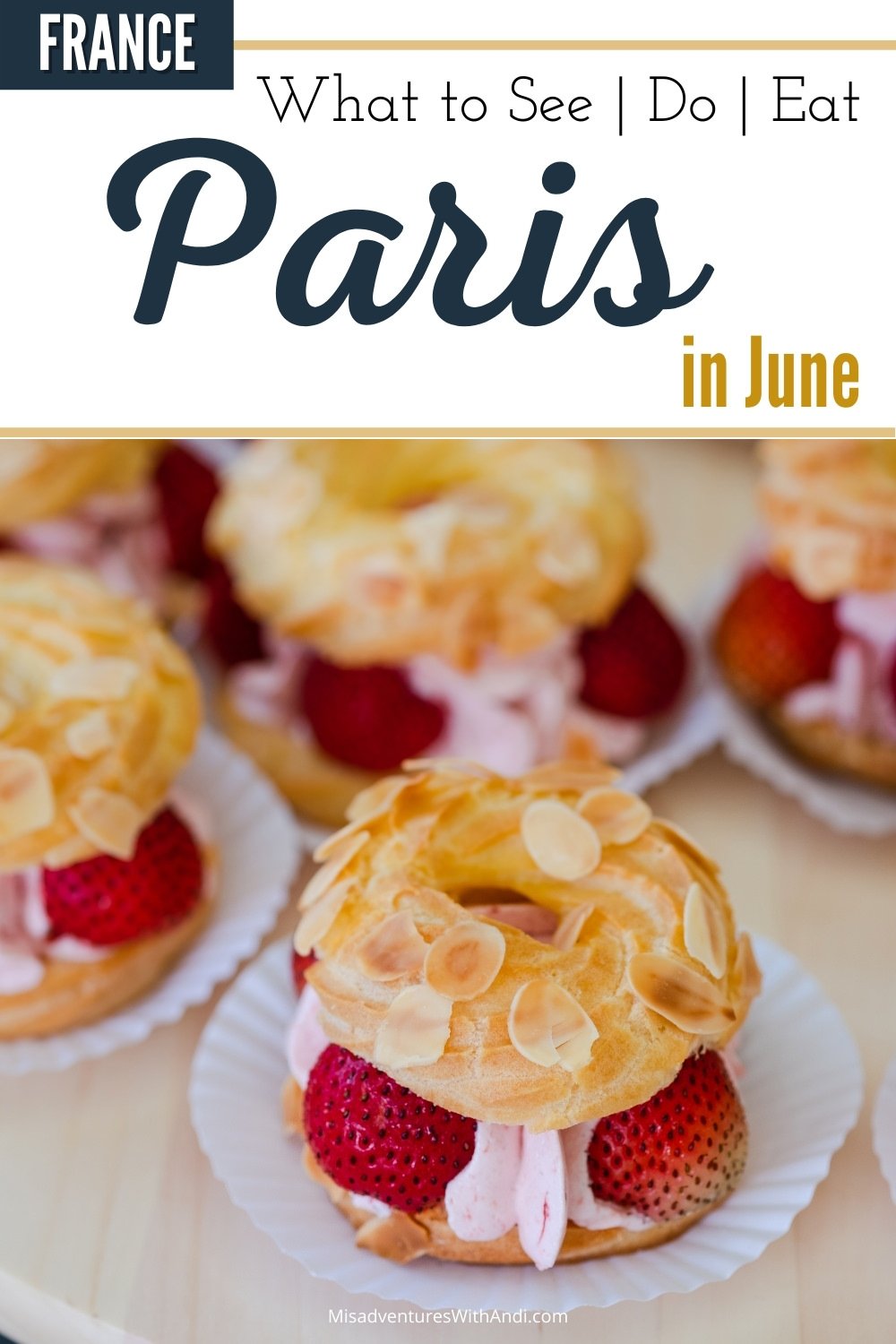 strawberry pastry in Paris
