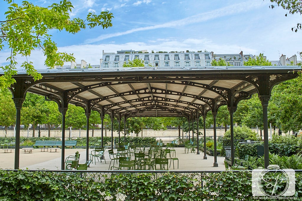 Paris Park Chairs in Tuileries Garden