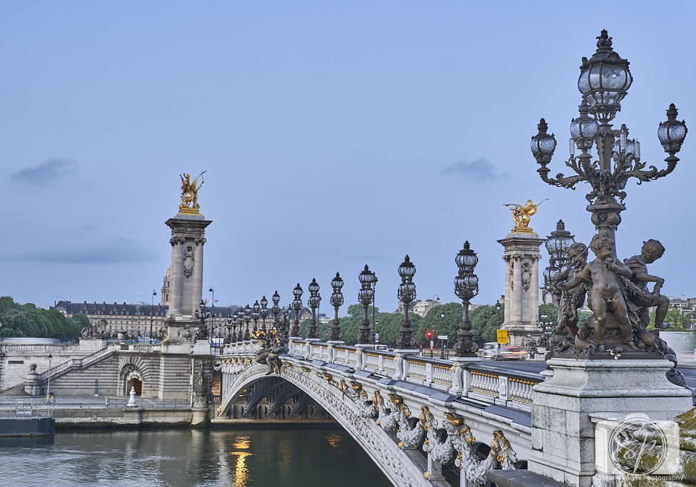 Paris Pont Alexandre III in the 8th arrondissement of Paris