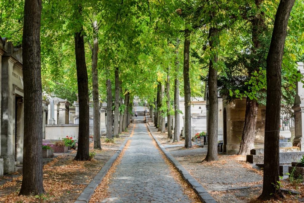 Père Lachaise cemetery in Paris