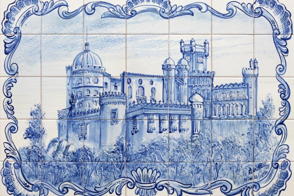 Pena Palace in tile