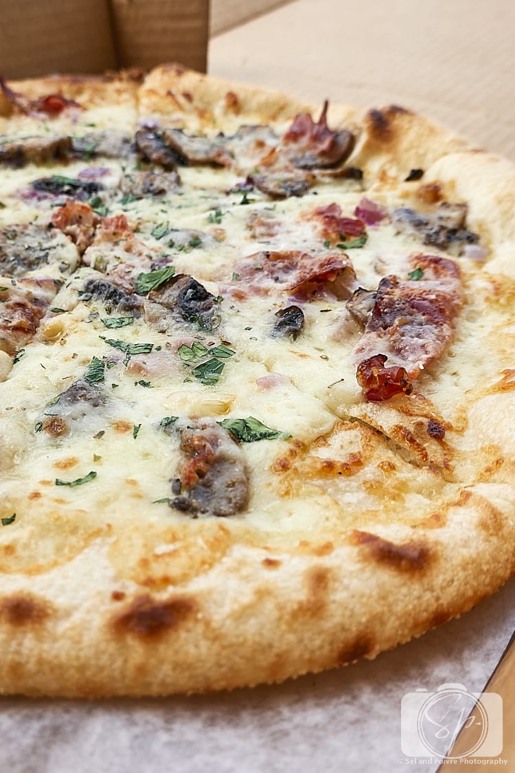 Speckenwolf Pizza from Black Sheep in Beaufort North Carolina