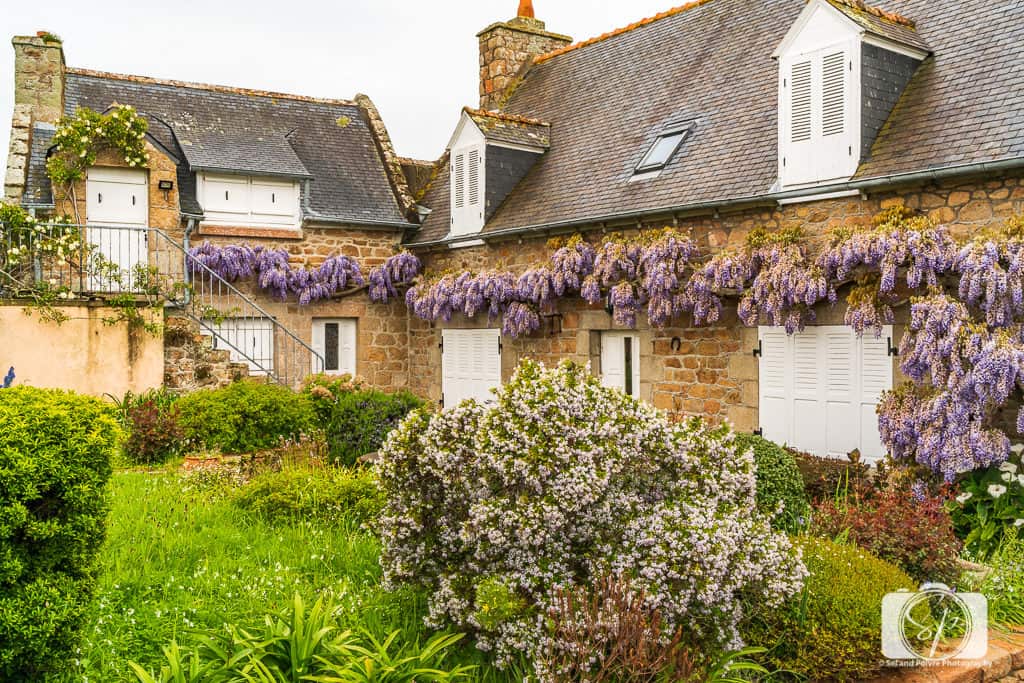 Stone cottage on the Ile de Brehat Brittany France
