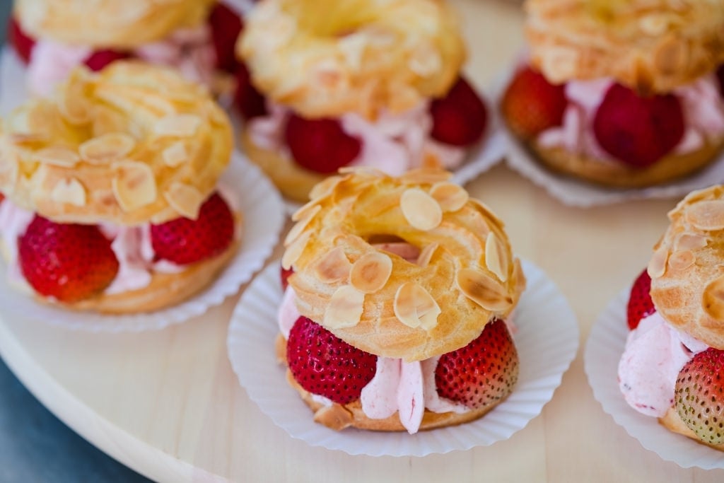 strawberry pastries