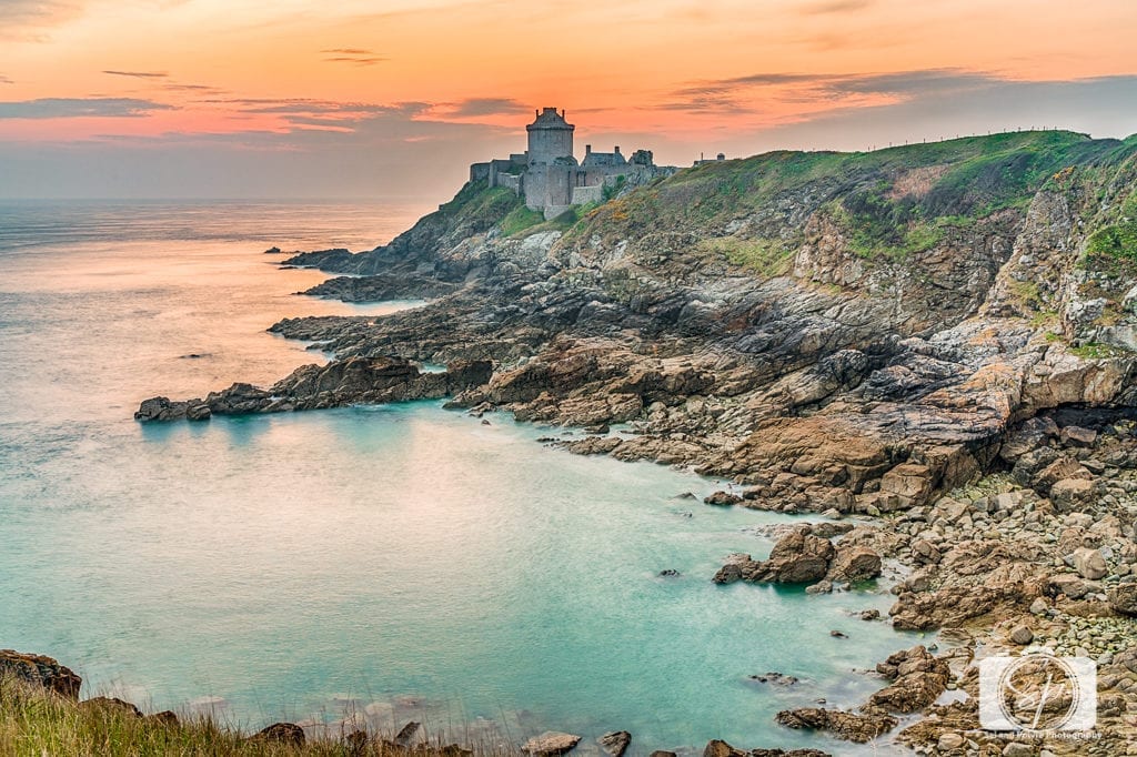 Sunrise at Fort La Latte Brittany France