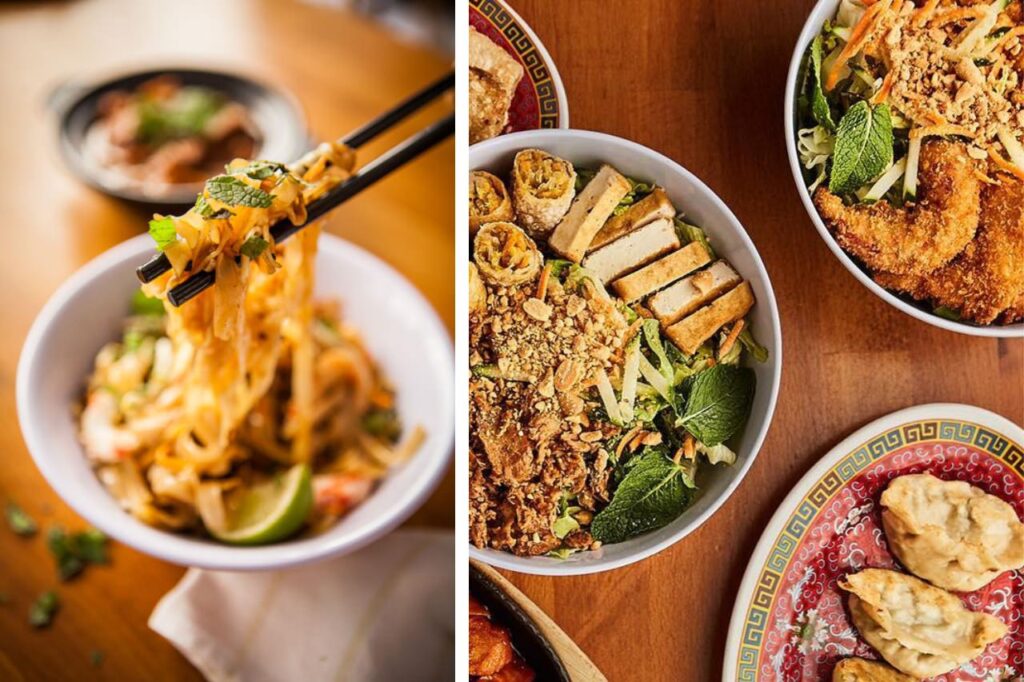 Dishes from Tien Hiang in Paris