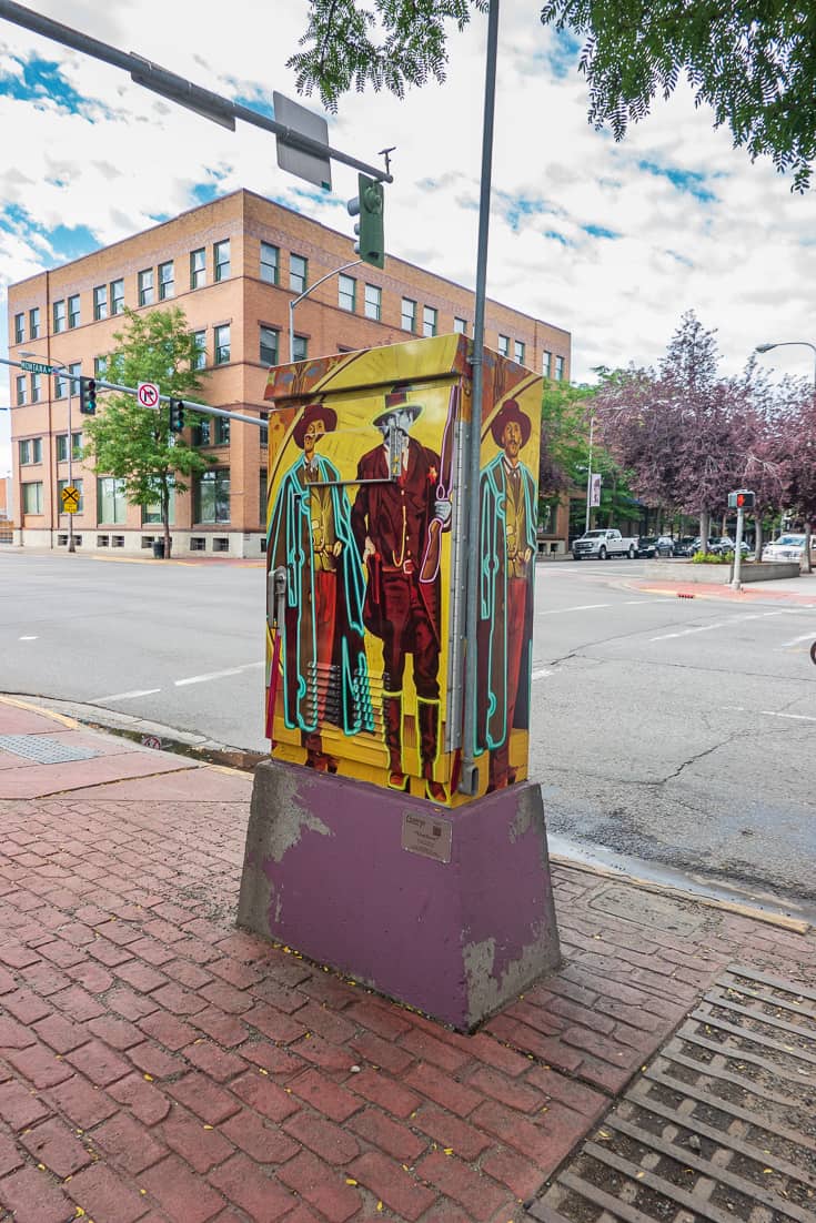 Traffic Signal Box art in Billings Montana