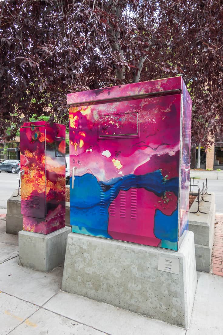 Traffic Signal Box art in Billings Montana