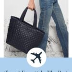 girl with travel bag