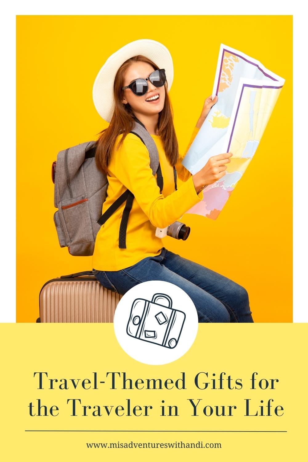 Gifts for the Traveler in Your Life https://misadventureswithandi.com/wp-content/uploads/2022/06/Travel-Themed-Gifts-PIN1.jpg