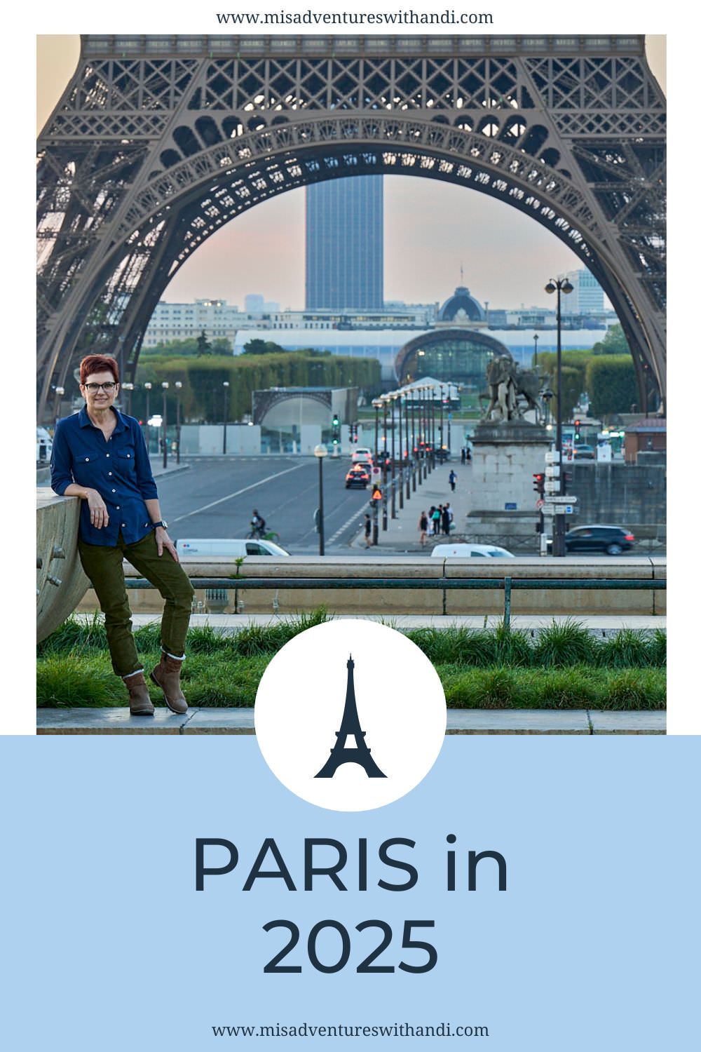 woman in Paris in the Trocadero