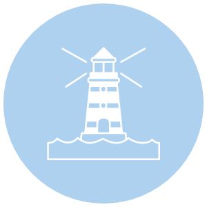 East Travel Lighthouse Icon