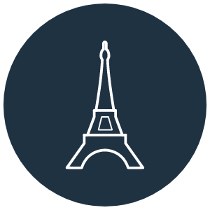 Paris Eiffel Tower icon